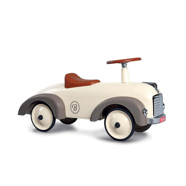 prezzo Baghera Speedster Seidengrauer Kinderrennwagen im Vintage-Stil