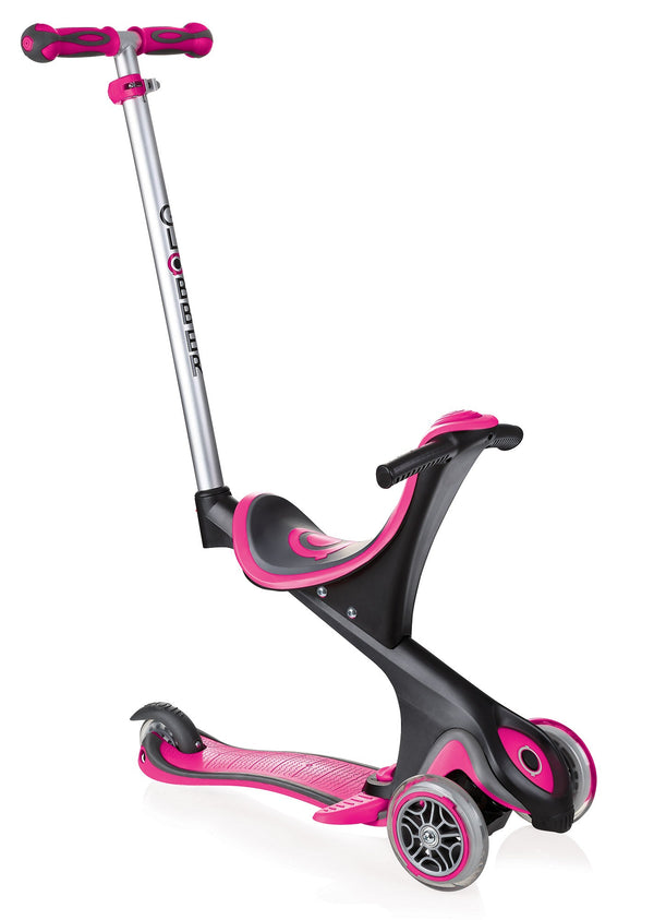 online Scooter Kinderwagen Dreirad 3 Räder 5 in 1 Globber Evo Comfort Pink