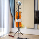 Appendiabiti da Terra 50x176h cm in Metallo Rubino Nero