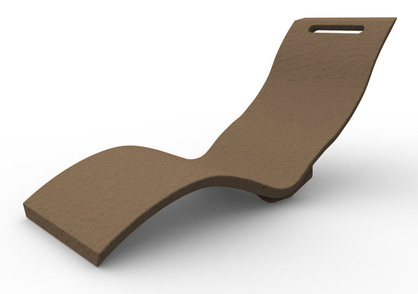 acquista Lettino Chaise Longue Riscaldata da Esterno Giardino Seduta a Terra Arkema Serendipity Hybrida Dove Grey