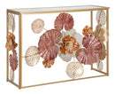 Console Glam Redy 114x41,5x80 cm in Ferro e MDF e Specchio Multicolor      