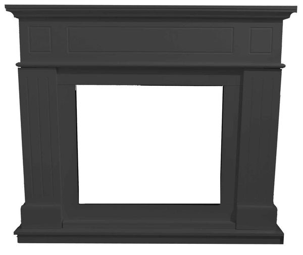 Cornice da Pavimento per Inserto Camino Elettrico 110x94,9x24,9 cm in MDF Sined Pienza Grigio prezzo
