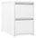 Classificatore 2 Cassetti 46x62x70,5 cm in Metallo Bianco