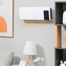 Termoventilatore da Parete Oscillatorio 54,5x12x21,5 cm 2 Modalità di Riscaldamento Bianco