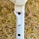 Gazebo da Giardino 3x3x2.35 m in Acciaio con Zanzariere Beige 