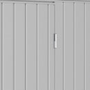 Casetta Box da Giardino 249,1x209,3x231,3 cm in Acciaio Zincato Grigio