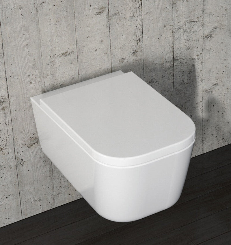 WC Sospeso in Ceramica 54x36x27cm TFT Galaxy Bianco