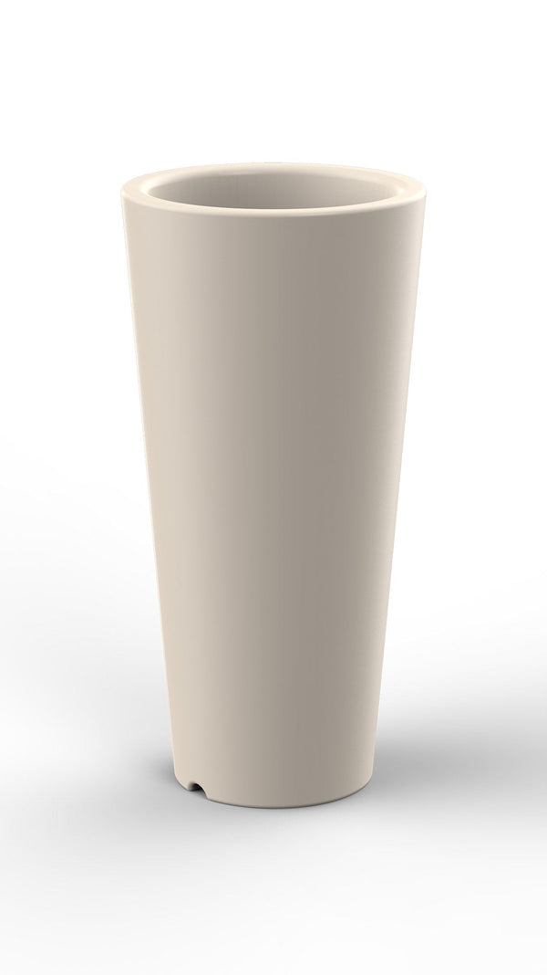 Vaso Ø34x86 cm in Resina Arkema Tondo 86 Bianco online