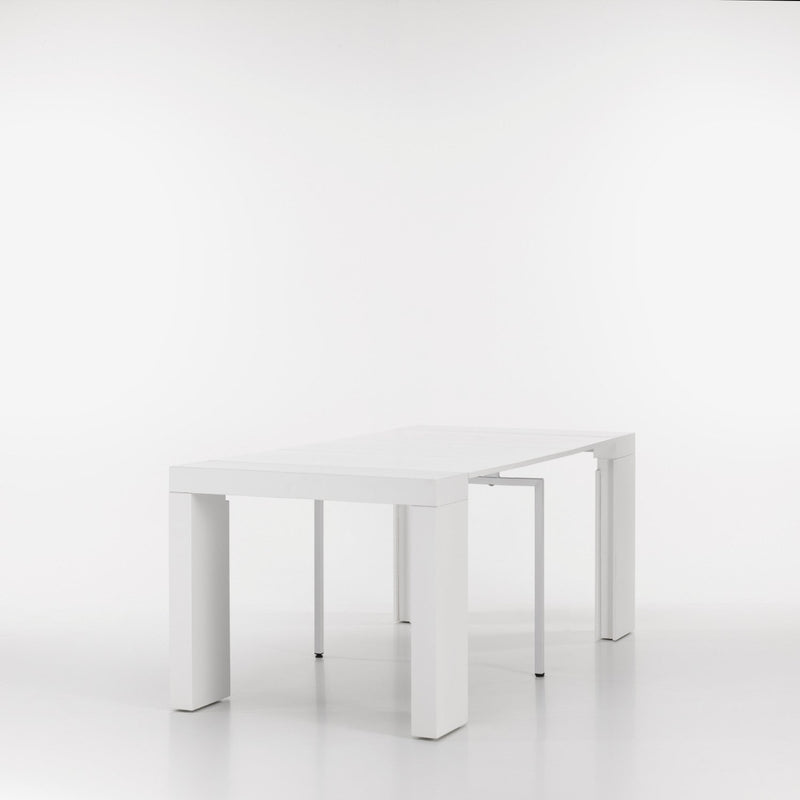 Consolle Allungabile 45/180x90x75 cm in MDF TFT Mahuva Bianco Opaco