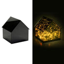 Lampada a LED da Tavolo in Vetro 30x29,5H31,5cm Casetta