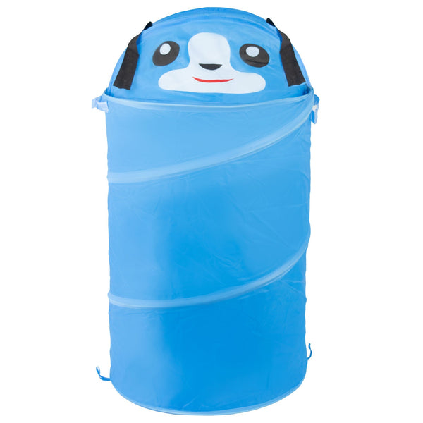 Faltbarer Tierspielzeugkorb mit Metallstruktur 80x40 cm Hellblau online