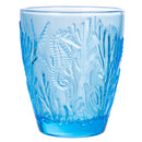 Set 4 Bicchieri Acqua Pantelleria Ocean in Vetro VdE Tivoli 1996 Blu