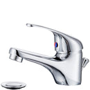 Rubinetto Lavabo in Acciaio Inossidabile Futura con Scarico Pop-Up
