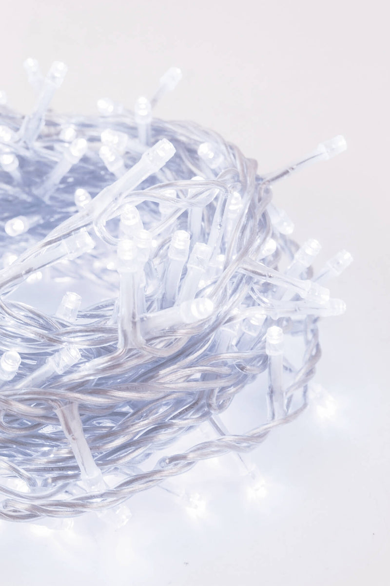 Luci di Natale 180 LED 7,2m Bianco da Interno Soriani