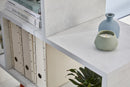 Libreria a Scala 4 Ripiani 150x144x38 cm Ossido Bianco