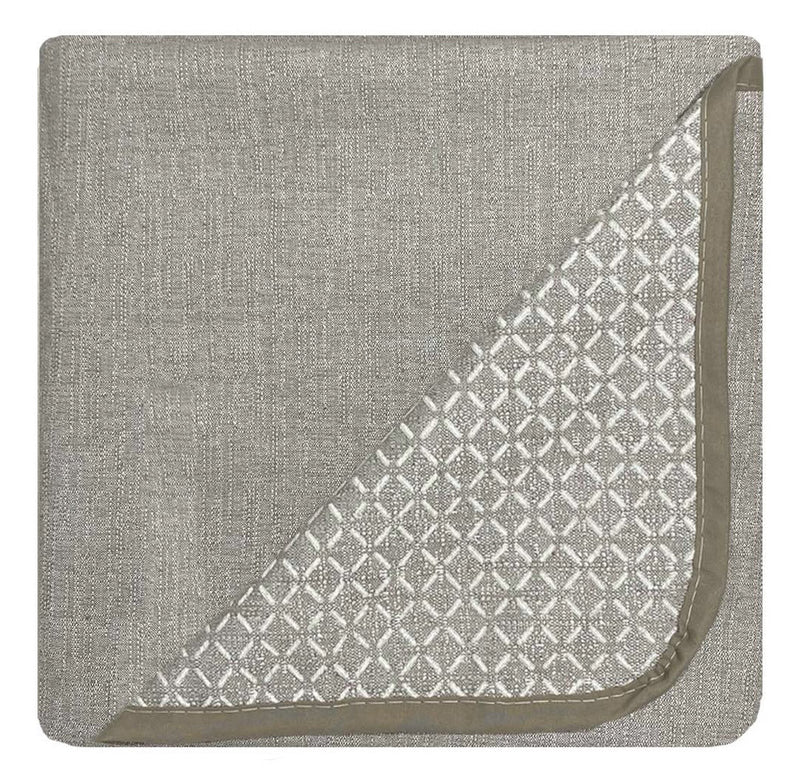 Copridivano in Poliestere con Penisola Sinistra Beige Varie Misure