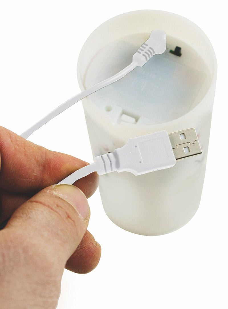 Proiettore Laser a Batteria Led 4 Forme Luci Natalizie da Interno Soriani Candela