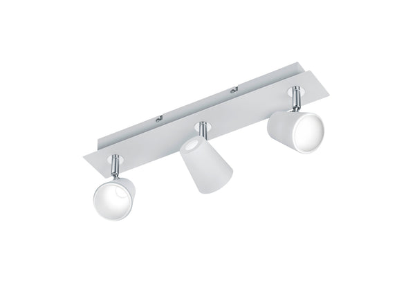 LED-Innenstrahler aus mattweißem Metall sconto