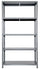 Metallregal 5 Regale 100x40x187 cm Ettore Grey Gehämmert