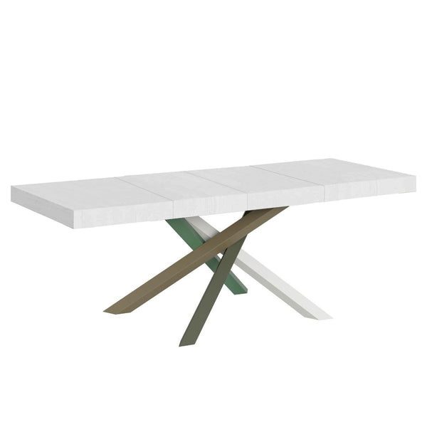 sconto Tavolo Allungabile 180/284x90x77 cm Volantis Premium Bianco Frassino