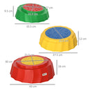 Percorso di Equilibrio 3 Pezzi per Bambini 3-6 Anni con Pietre di Fiume Antiscivolo e Impilabili