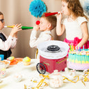 Macchina per Zucchero Filato 450W 30x30x28 cm con Accessori Rosso