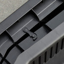 Rampa per Cani per Bagagliaio Auto 155x39x14 cm in Polipropilene Antiscivolo Nero