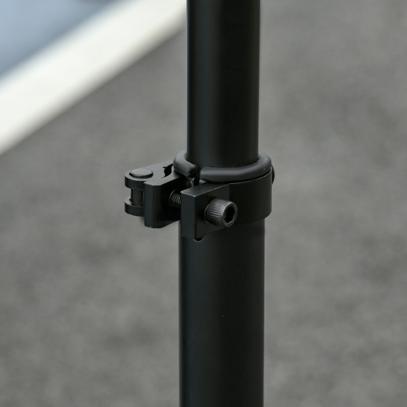 Monopattino Elettrico per Bambini 76x53x90-95 cm in Alluminio e Acciaio Nero