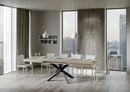Tavolo Allungabile 200-460x90x77 cm Volantis Cashmere Telaio Antracite 