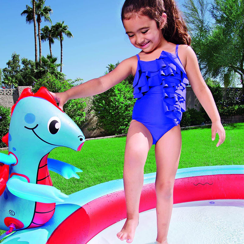 Piscina Castello Gonfiabile per Bambini 221x193x150 cm in Vinile Bestway 53037