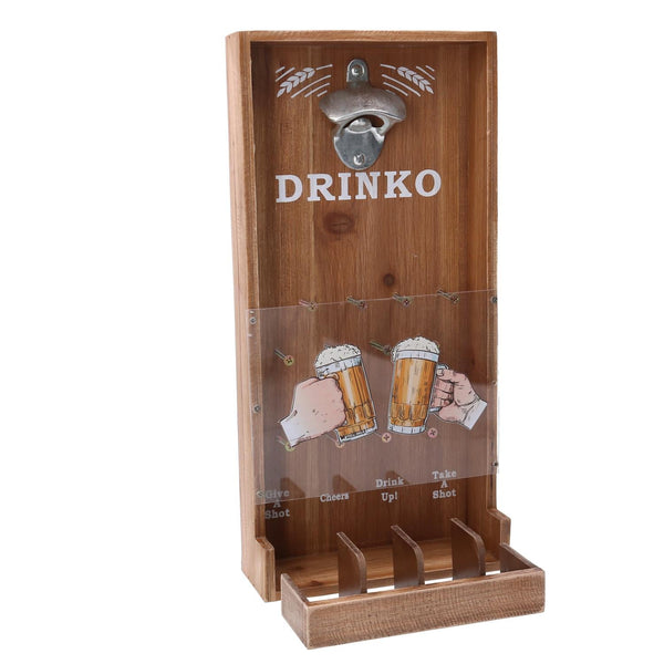 online Apribottiglie Rettangolare 19x39,5xh7,5 cm in Legno Naturale