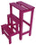 Leiterhocker 60x40x46 cm in Fuchsienholz
