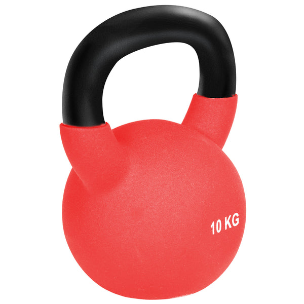 Kettlebell 10 Kg 19x12x22 cm aus Metall und rotem Neopren online
