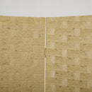 Paravento Separè 4 Ante H170 cm in Legno Marrone