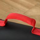 Sacca Bulgara 20 Kg Ø22x55 cm per Allenamento Fitness Nero e Rosso