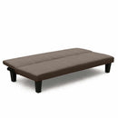Divano Letto 175x80x69 cm in Similpelle Marrone