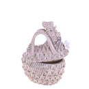 Set 4 Galline Decorative in Ceramica Apribile H 14 cm