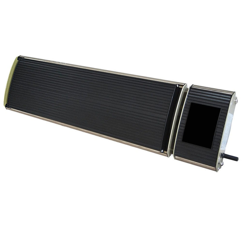Pannello Radiante Riscaldante Wi-Fi ad Infrarossi 110x18,9x6,7 cm 1800W Sined  Nero