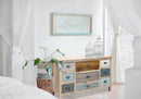 Mobile Denny 130x40x72 h cm in Legno Multicolor