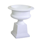 Portavaso resina bianco opaco cm 58x58xh67