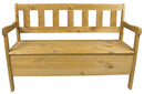 Panca da Giardino 120x50x81,5 cm in Legno Noce