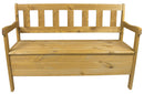 Panca da Giardino 120x50x81,5 cm in Legno Noce
