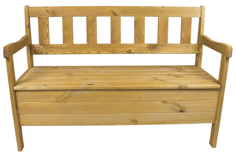Panca da Giardino 120x50x81,5 cm in Legno Noce