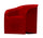 Poltrona Sedia da Giardino 69x72 cm in Resina Arkema Lady Ruby