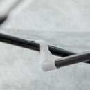 Armadio Guardaroba da Campeggio 103x43x162,5 cm 6 Ripiani Aperti e un Appendino in Tessuto non Tessuto Grigio