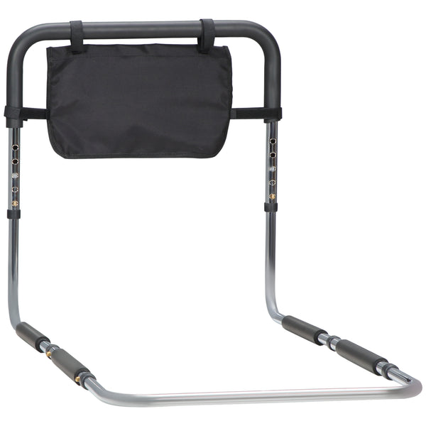 prezzo Maniglia Letto per Anziani 87x51,5 cm Larghezza e Altezza Regolabile in Acciaio Argento