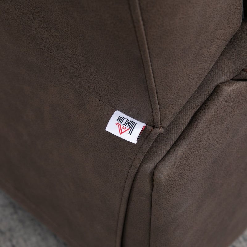 Poltrona Relax Manuale Reclinabile 97x99x96 cm  in Tessuto Marrone