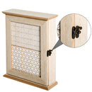 Scatola Porta Chiavi 20x6,5x26,5 cm  in Legno Decorato