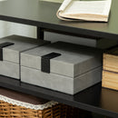 Tavolino da Caffè Asimmetrico 60x60x45 cm con Ripiani e Piedini Regolabili in Legno Nero