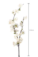 Set 6 Rami Artificiali Mandorlo in Fiore H 102 cm